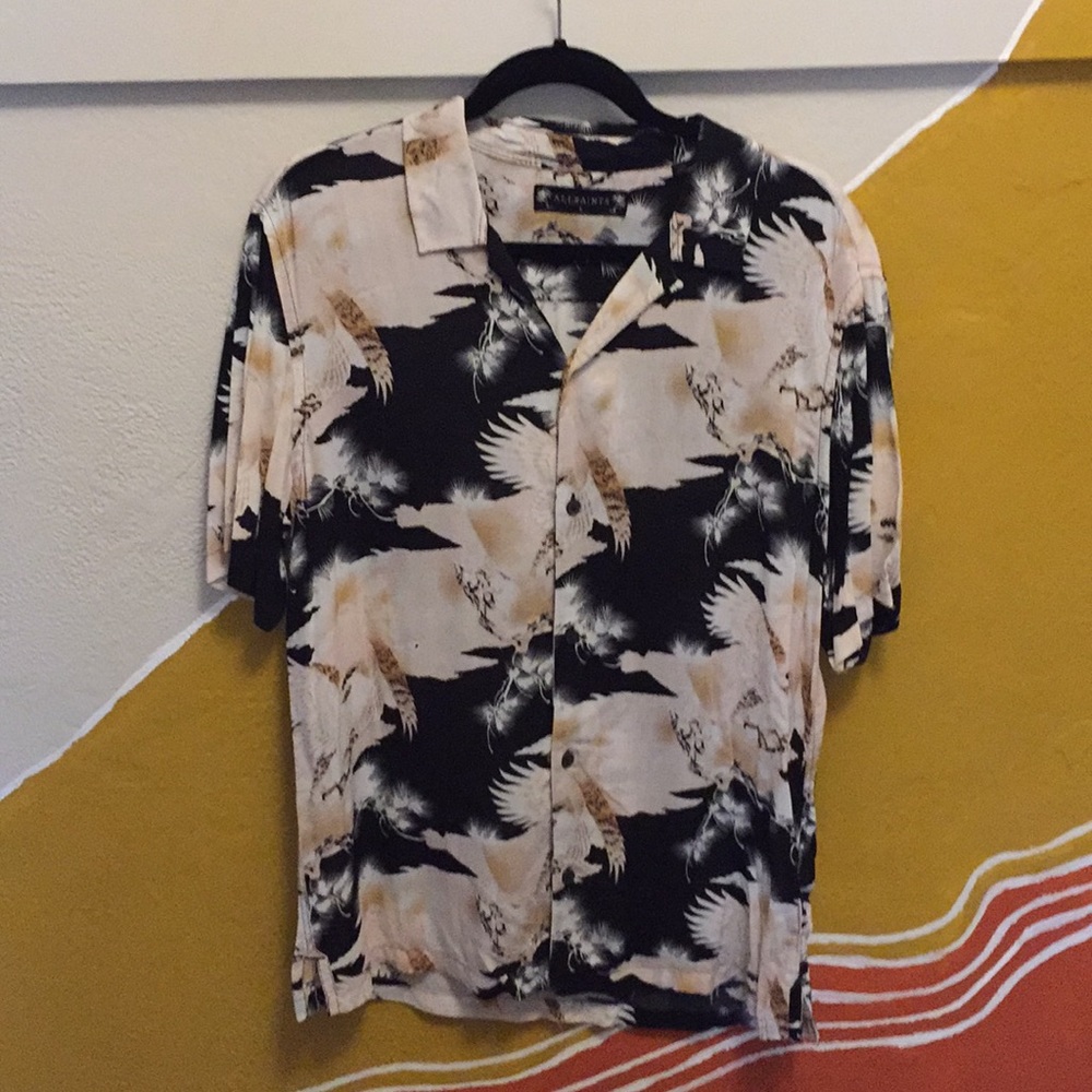 All saints button up w/ fun design